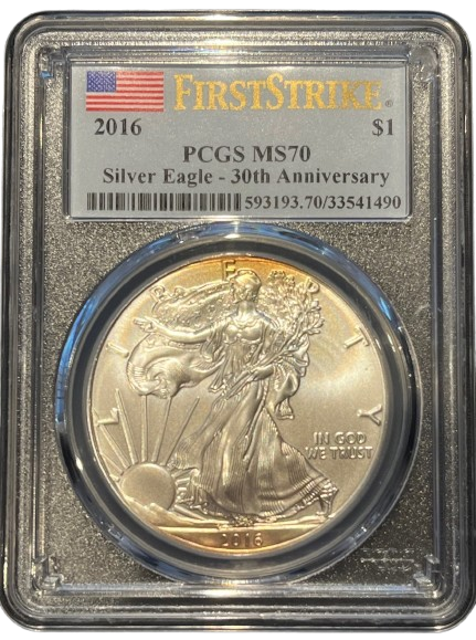 American Eagle 2016 30th Anniversary PCGS MS70