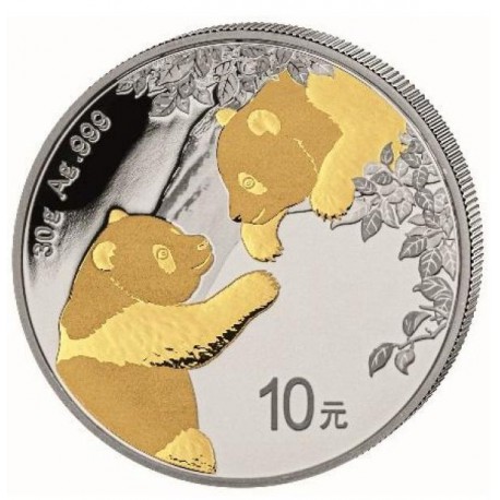 Chinese Panda 30 gram 2023 verguld