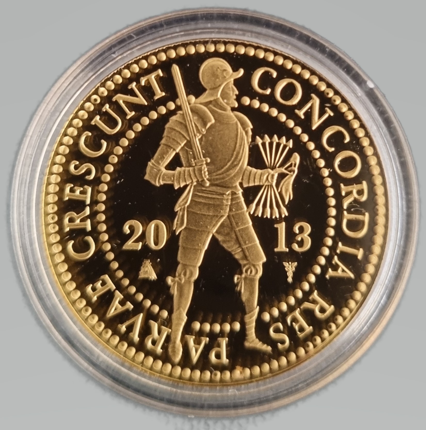 Gouden dubbele dukaat 2013 front 101munten Dubbele Gouden Dukaat 2013