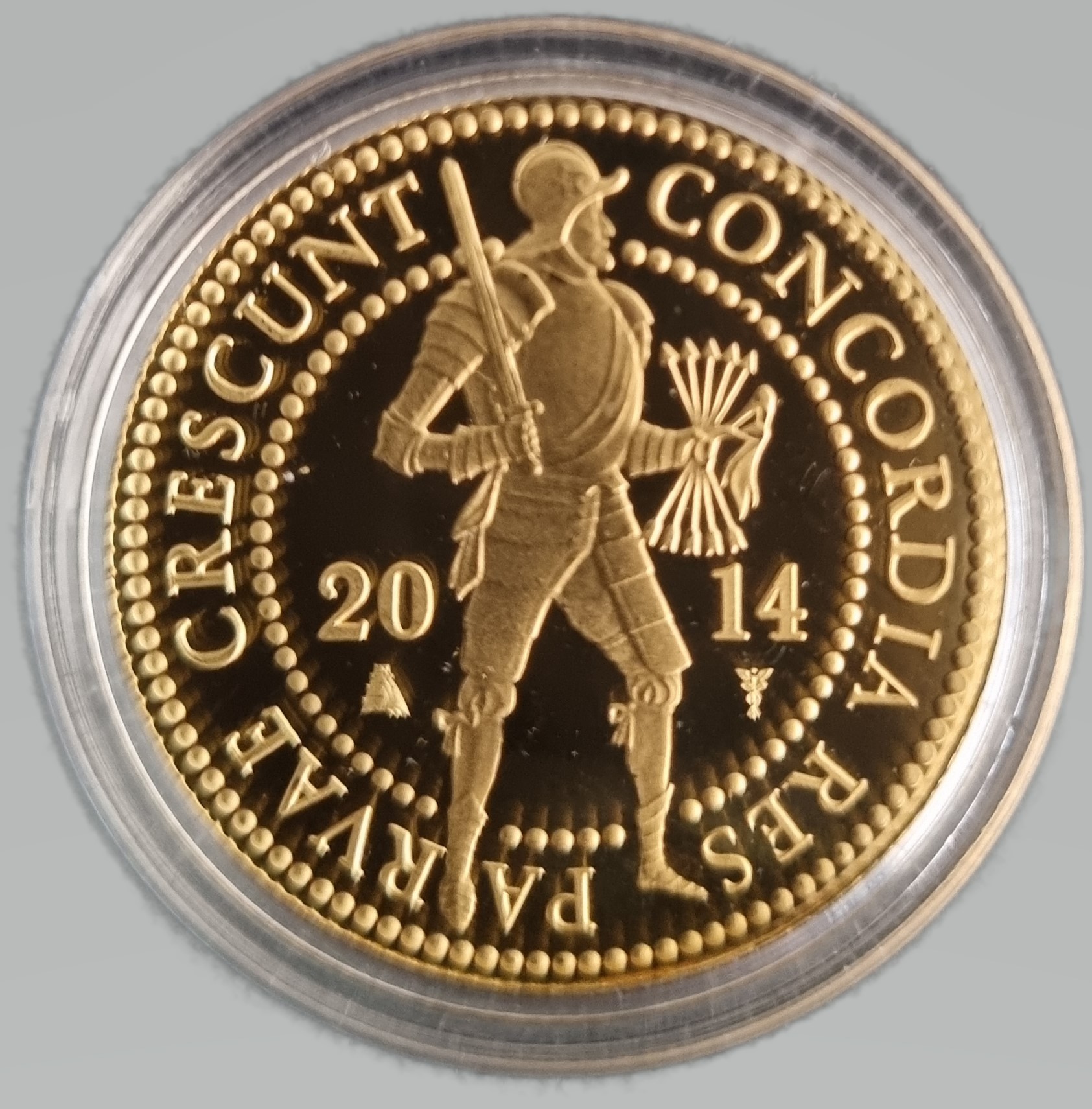 Gouden dubbele dukaat 2014 front 101munten Dubbele Gouden Dukaat 2014
