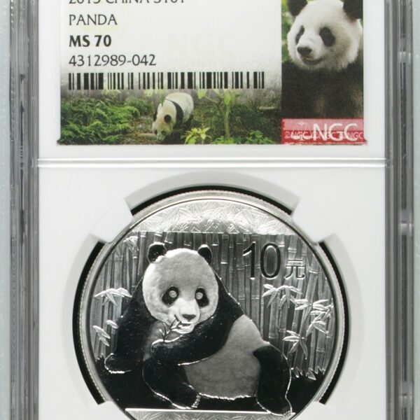 Chinese Panda 1 oz 2015 MS70