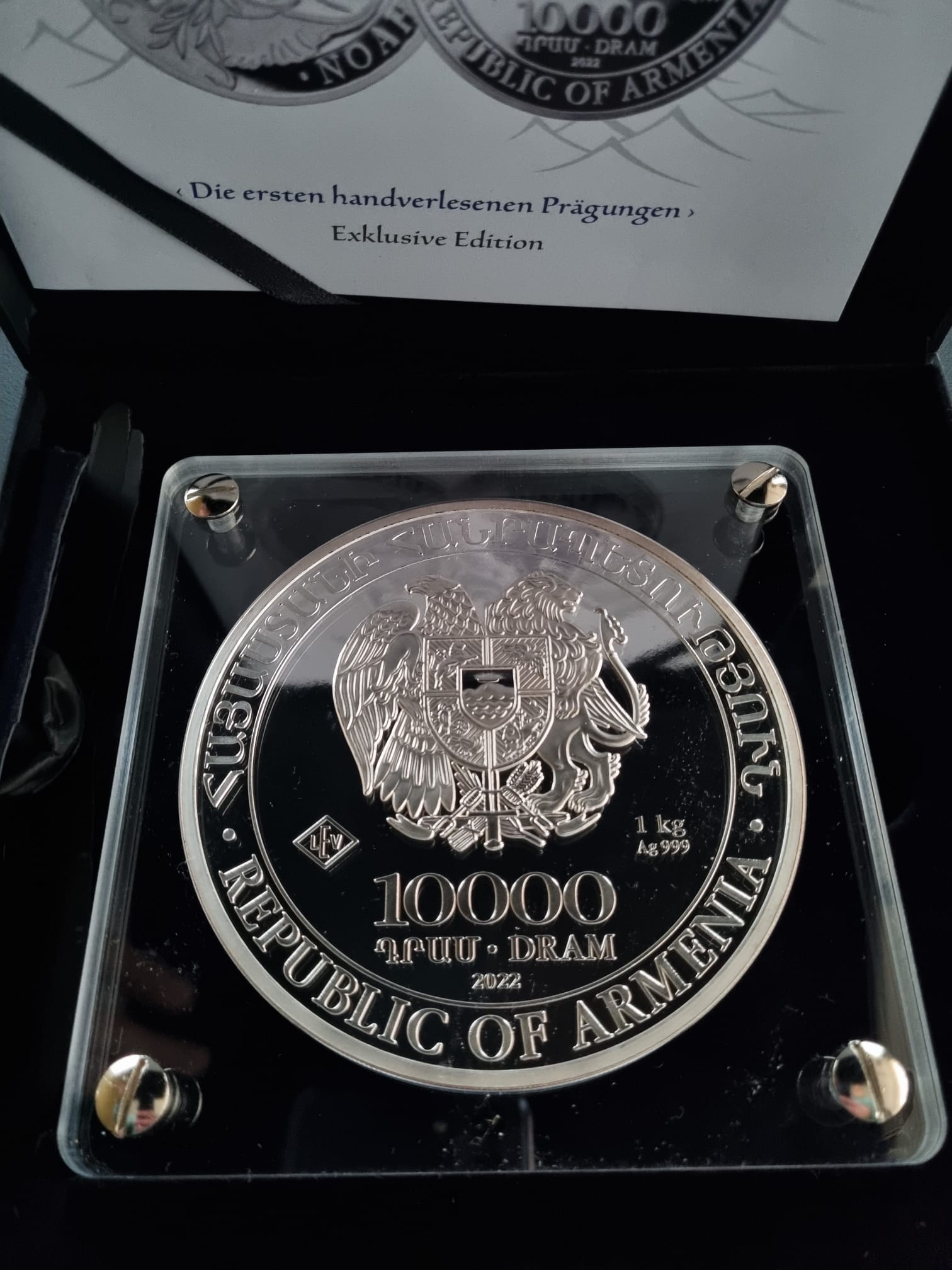 Noah Ark 1 kg 2022 speciale editie - front 101munten Noah ark 1 kg 2022 special