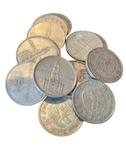 zilveren 2 duitse marken 1934