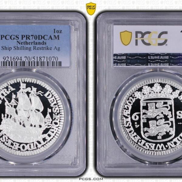 1 oz Scheepjesschelling 2023 West Friesland PR70DCAM PCGS