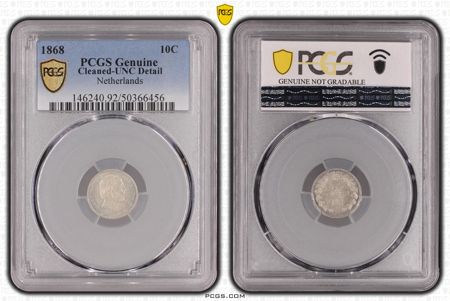 10 cent 1868 UNC PCGS 10 cent 1868 UNC PCGS