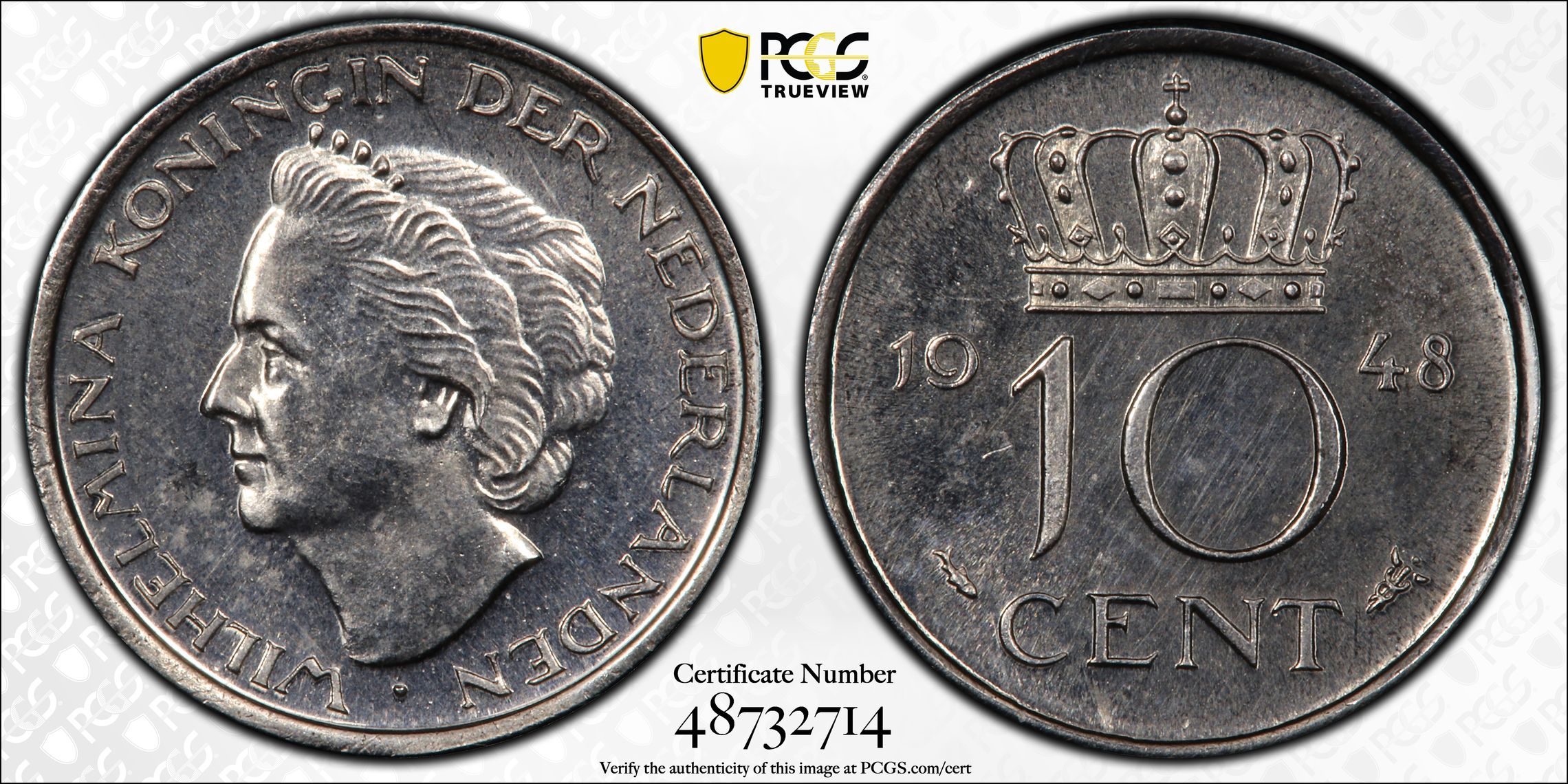 10 cent 1948 Proof PR65 PCGS 10 cent 1948 Proof PR65 PCGS
