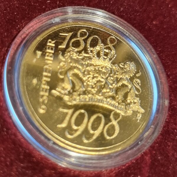 Gouden Penning 1898-1998 100 jaar Koningin Wilhelmina