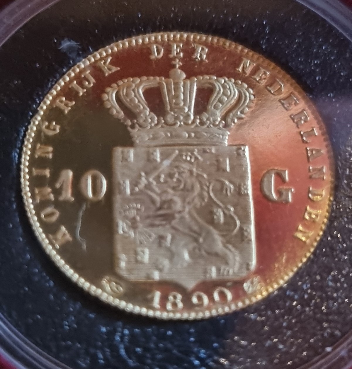 1000078820 Gouden Penning (1890) Koningin Wilhelmina en Emma