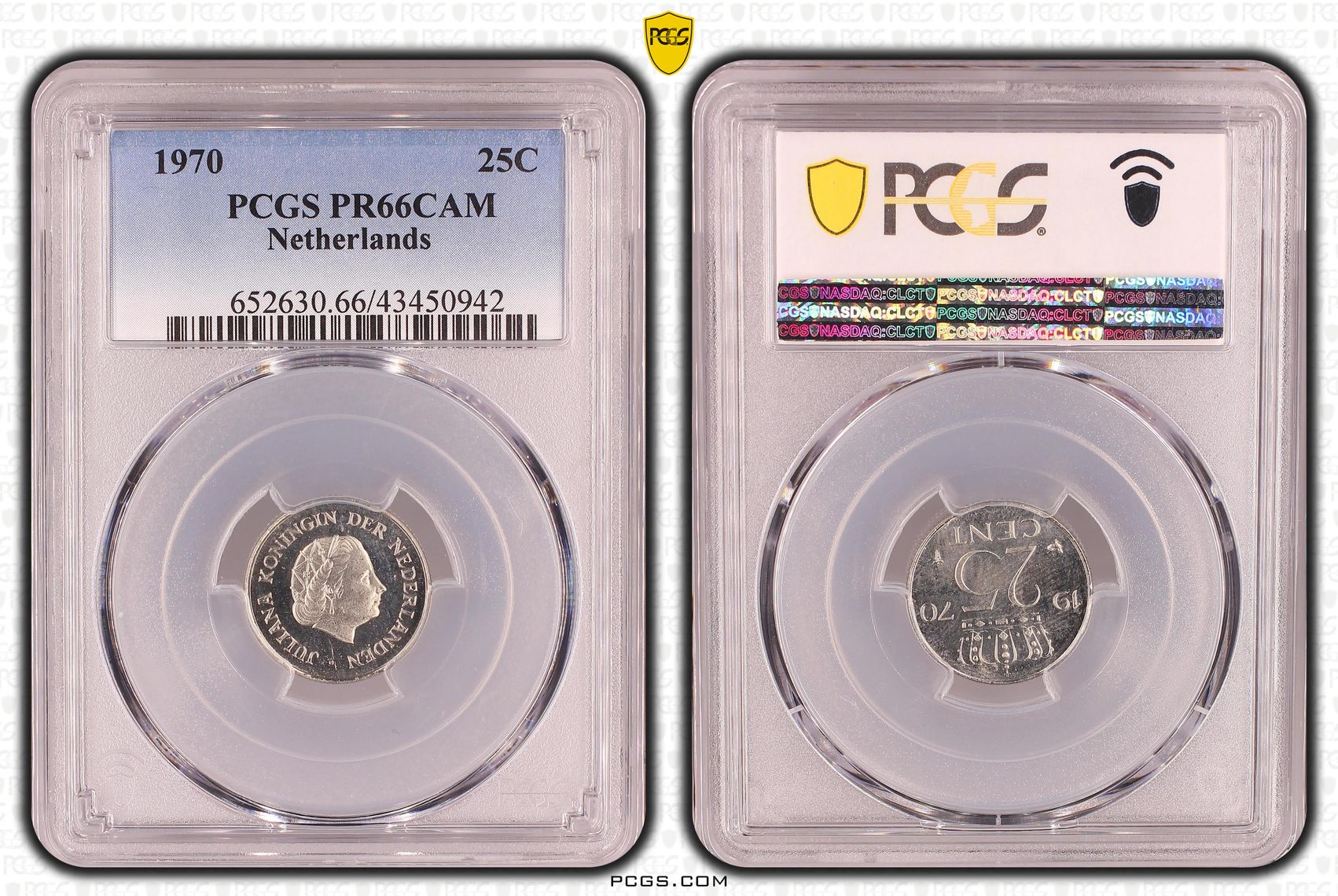 25 cent 1970 Proof PR66CAM PCGS 25 cent 1970 Proof PR66CAM PCGS