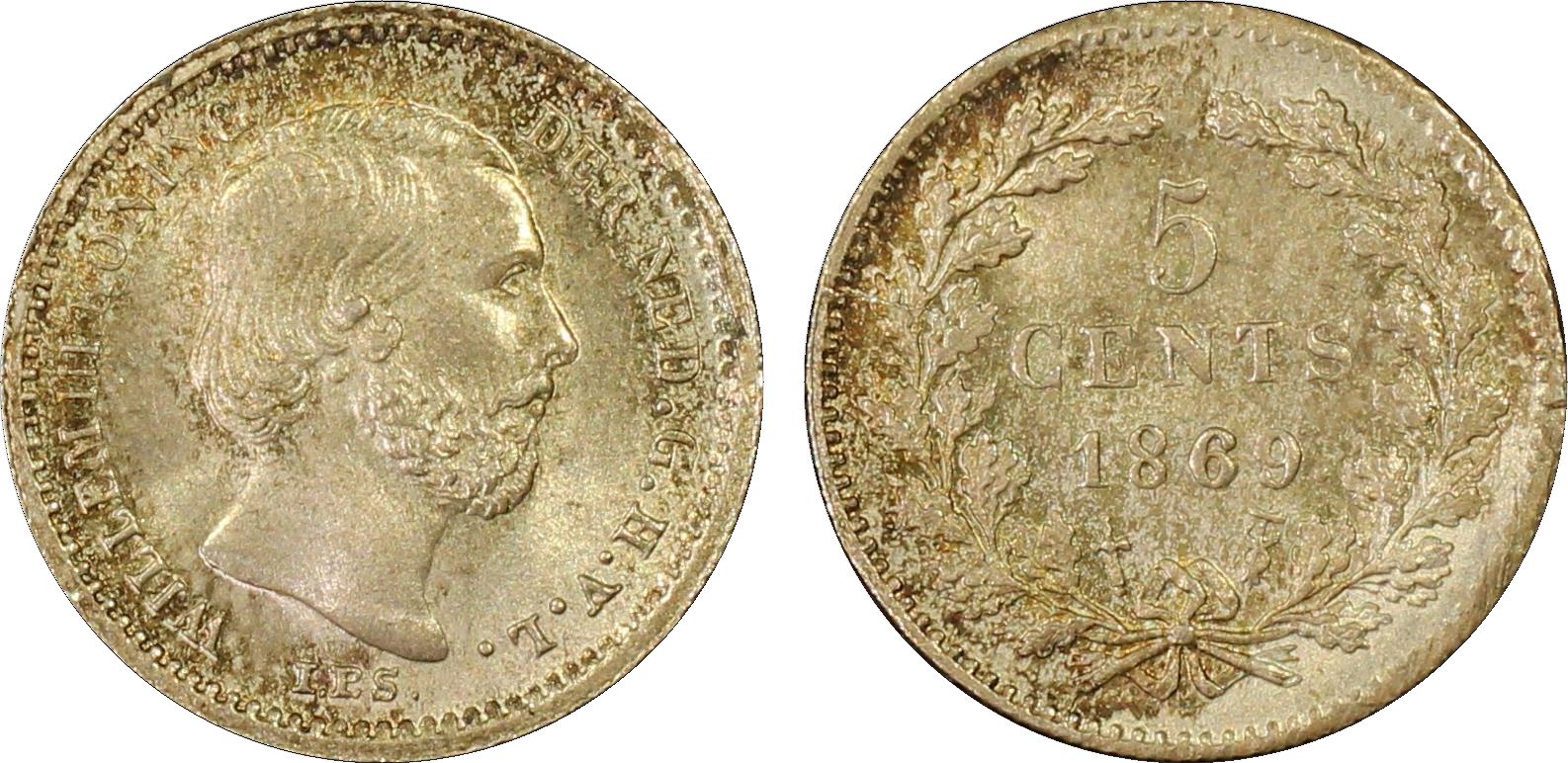 5 cent 1869 MS66+ PCGS 5 cent 1869 MS66+ PCGS