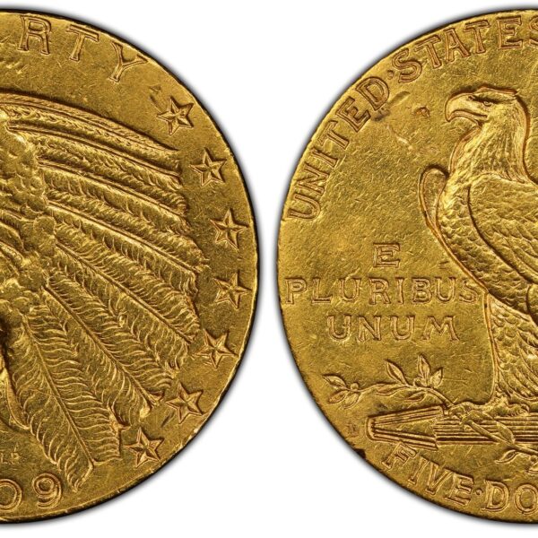 5 dollar 1909 Denver PCGS