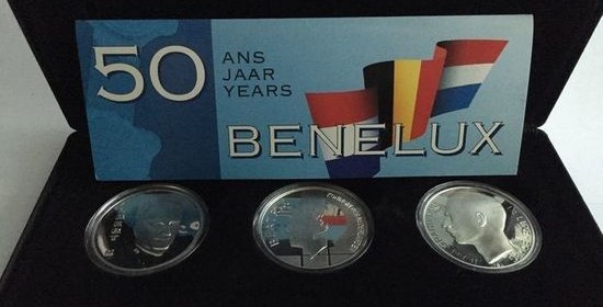 Benelux zilver set 1994