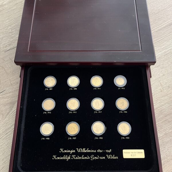 Gouden 10 gulden serie Willem III