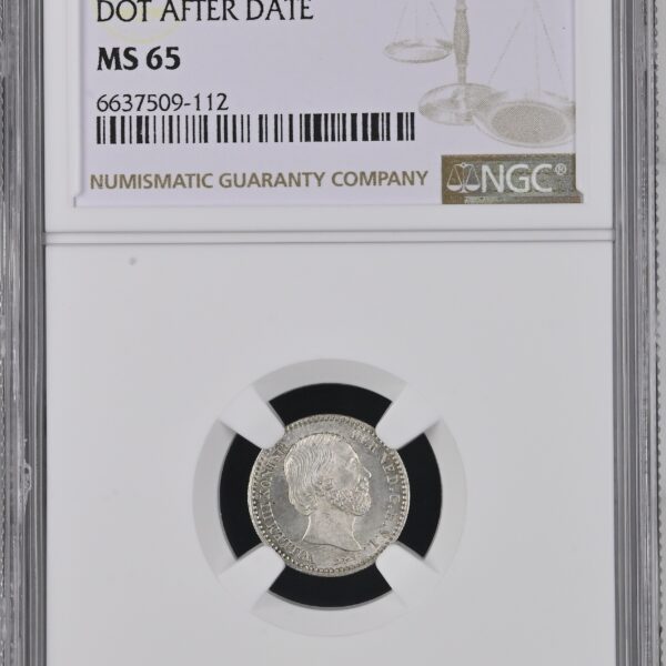 10 cent 1881 NGC MS65