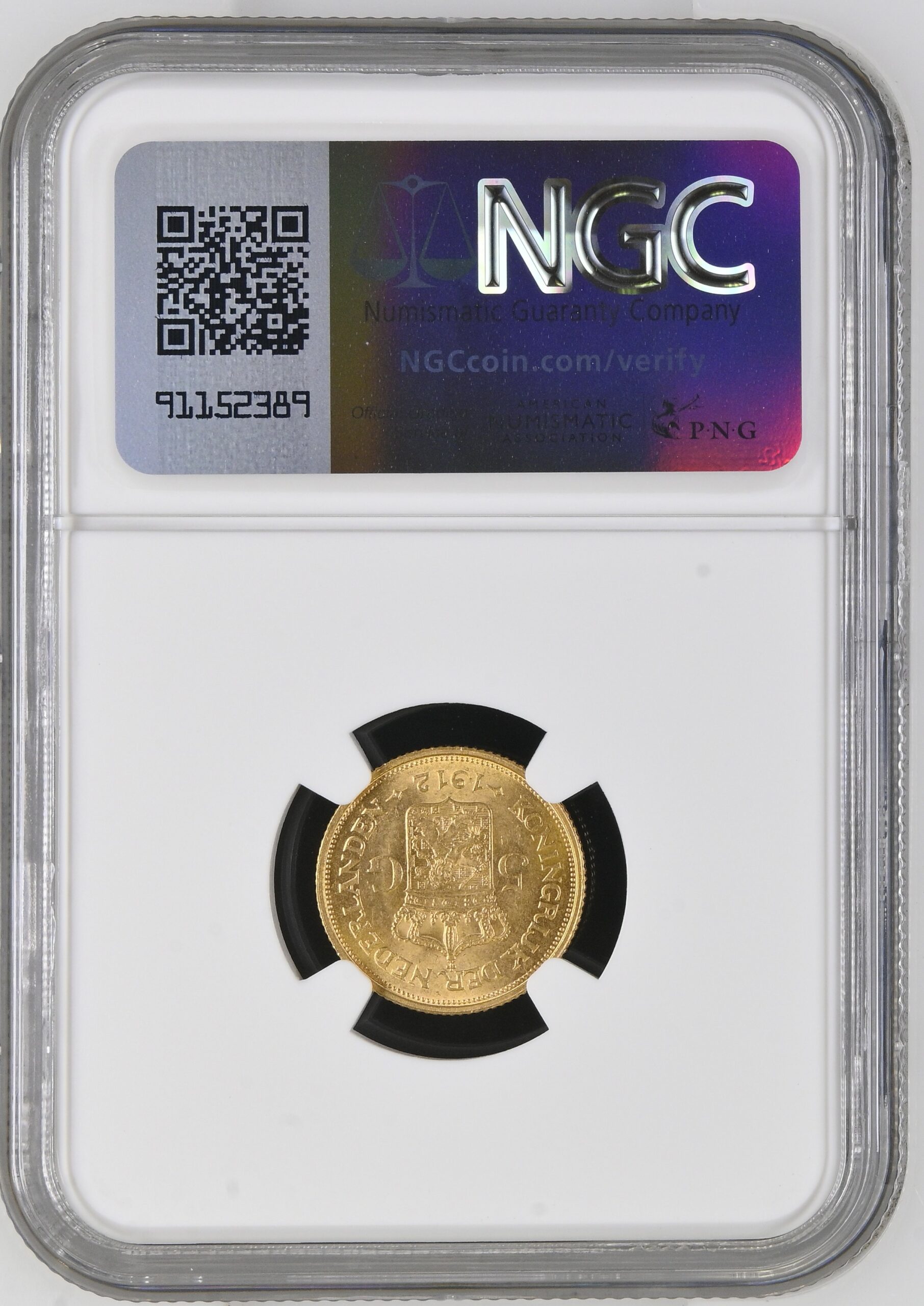 NGC6646771-046_REV 5 gulden 1912 MS62 NGC