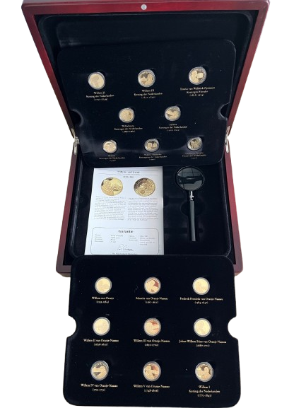 Oranje Boven gouden penningen set