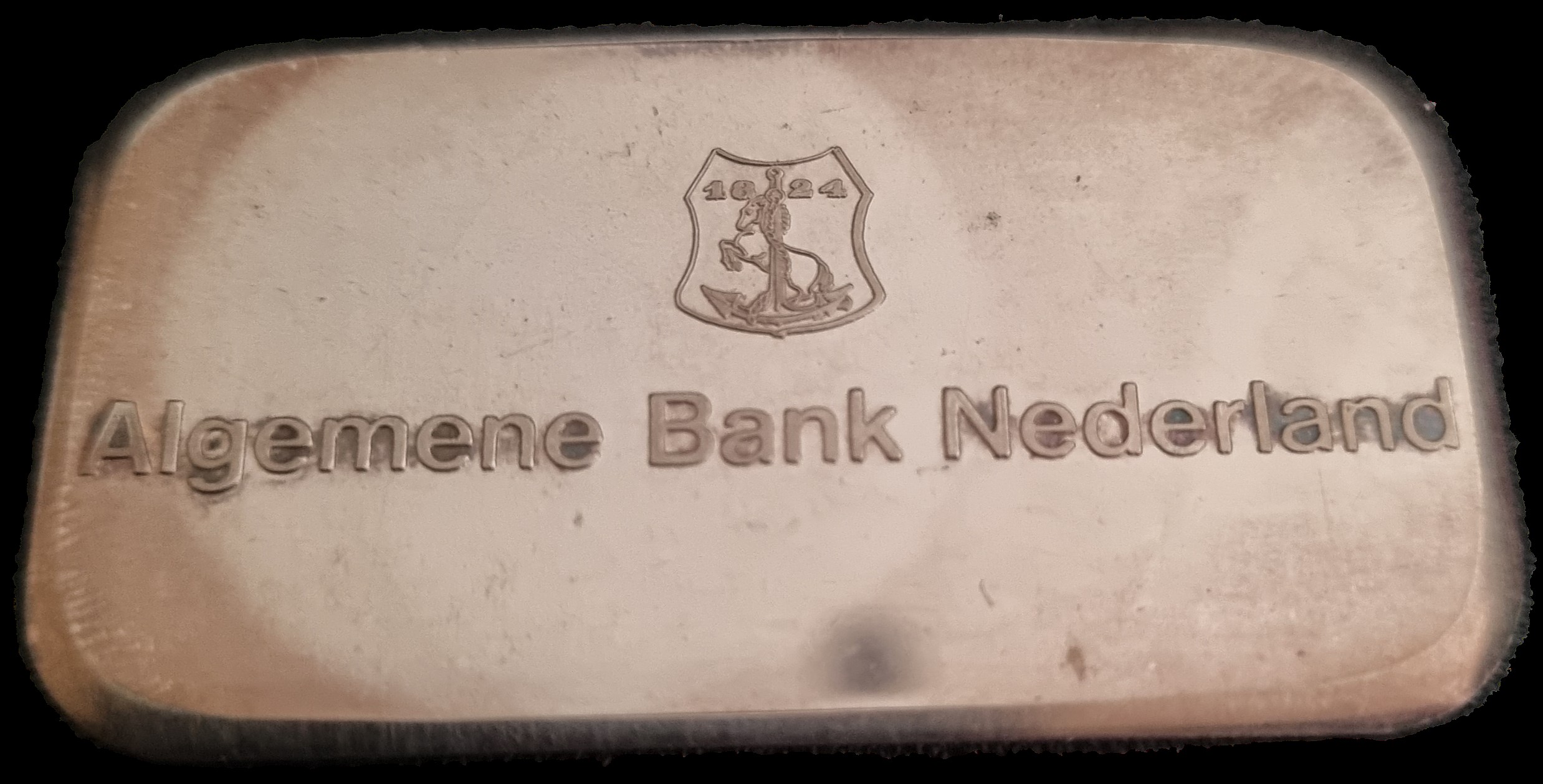 Zilverbaar Algemene Bank Nederland 101munten