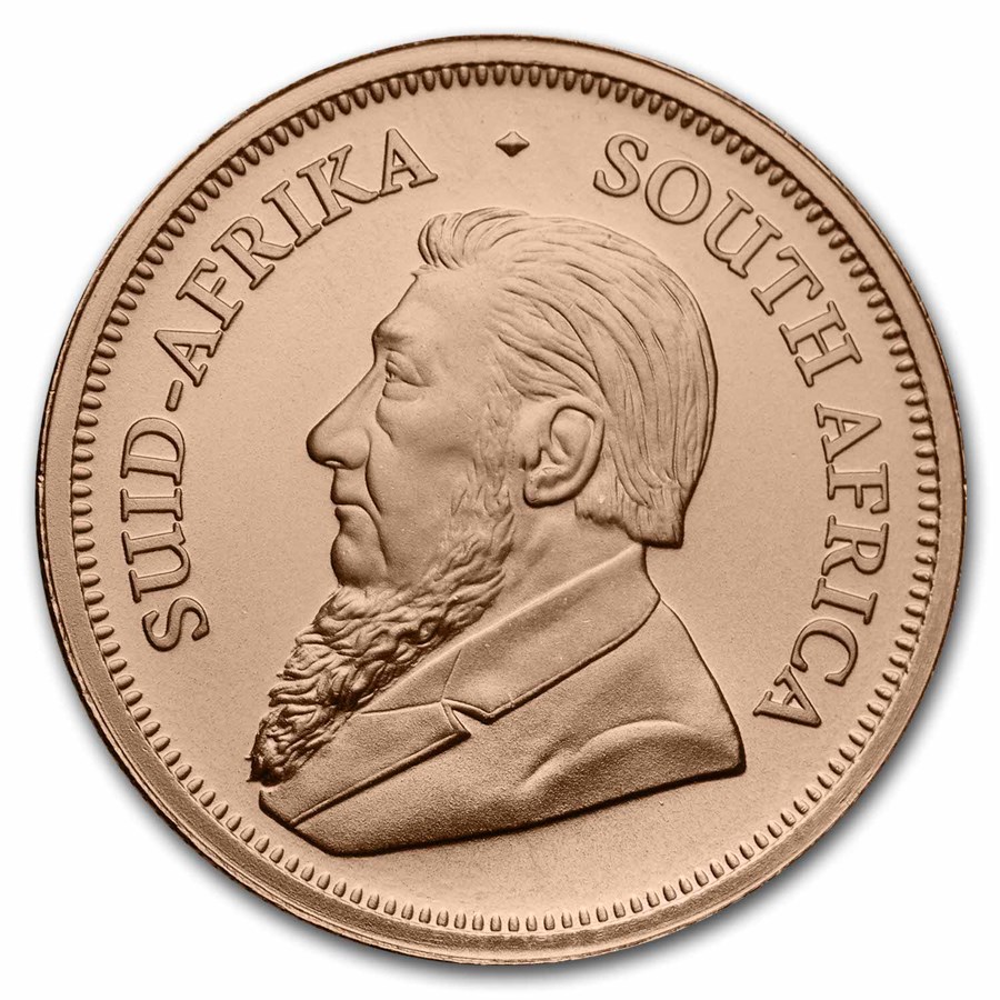 Gouden Krugerran 0.5 oz 2025 back 101munten Gouden Krugerrand 1/2 oz 2025