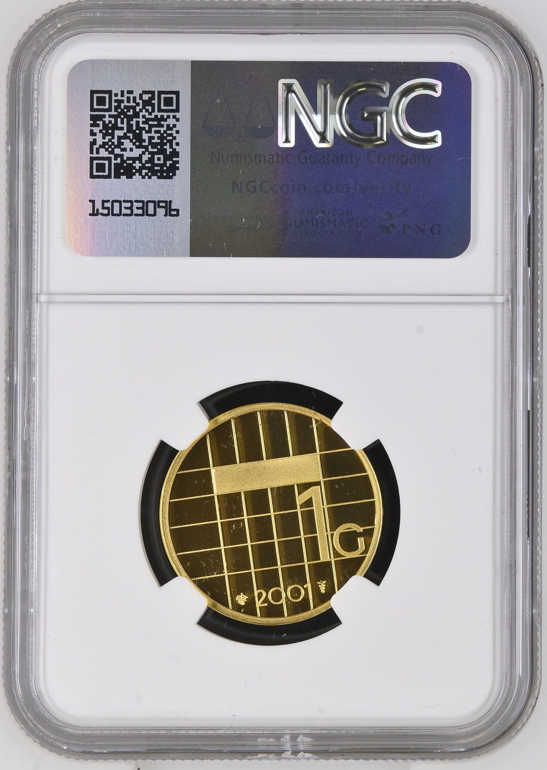 NGC8217680-002_REV Gouden gulden 2001 PF69 UCAM NGC