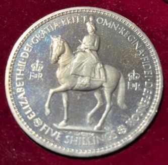 1953 Elizabeth II Coronation Proofset Crown