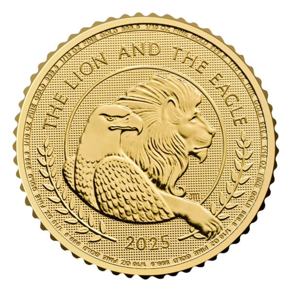 Lion and the Eagle 1/10 oz 2025