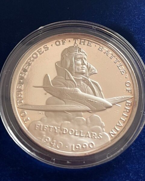 Marshall Islands 1 oz 1999 (50th Anniversary-Battle of Britain)