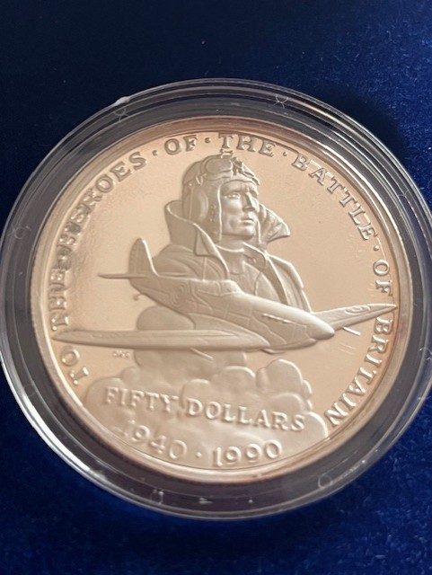 Marshall Islands 1 oz 1999 (50th Anniversary-Battle of Britain).2 Marshall Islands 1 oz 1999 (50th Anniversary-Battle of Britain)