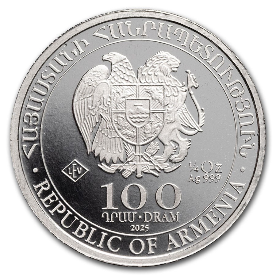 Noah Ark 0.25 oz 2025 achterkant Noah Ark 0.25 oz 2025 achterkant