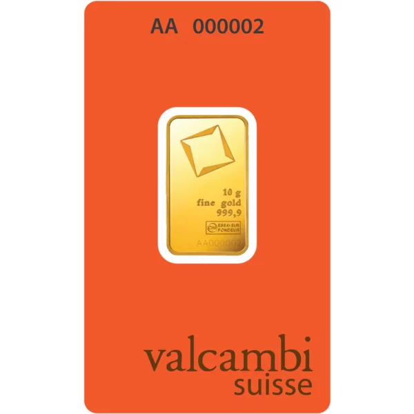 10 gram goudbaar Valcambi