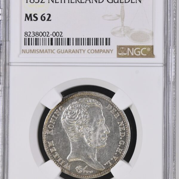 1 Gulden 1832 – NGC MS62