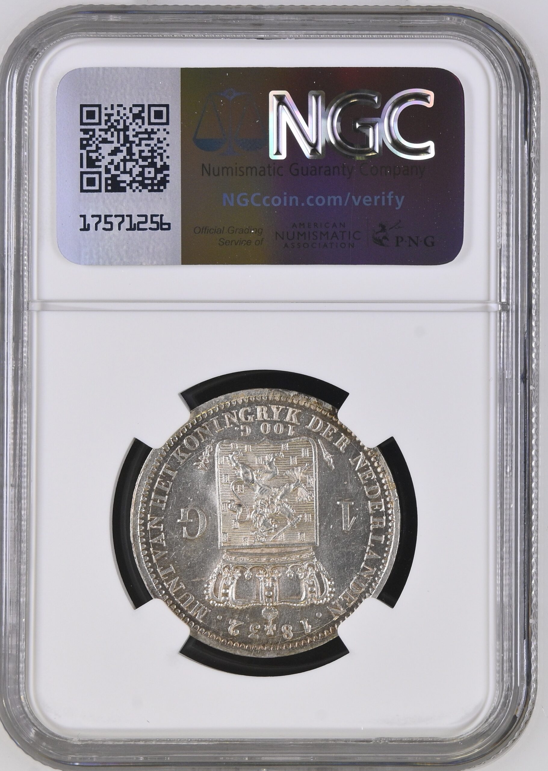 1 Gulden 1832 – NGC MS62.1 1 Gulden 1832 – NGC MS62