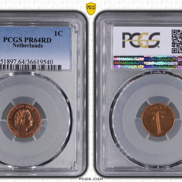 1 cent 1963 Proof PR64 RD PCGS