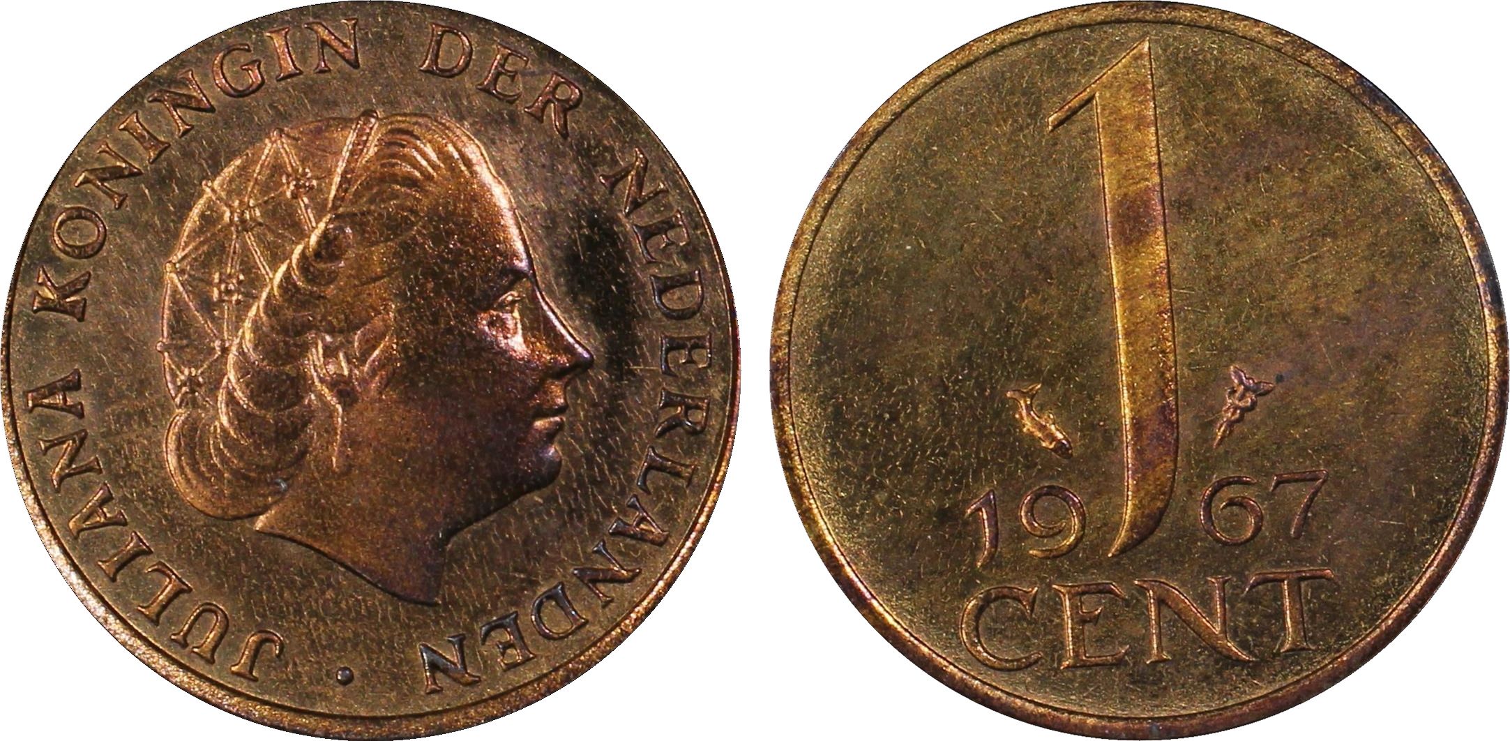 1 cent 1967 Proof PR65 RB PCGS 1 cent 1967 Proof PR65 RB PCGS