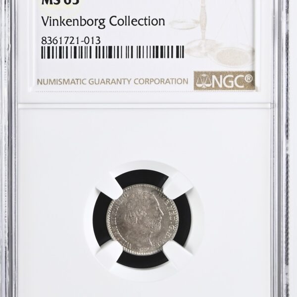 10 cent 1868 MS63 NGC Vinkenborg