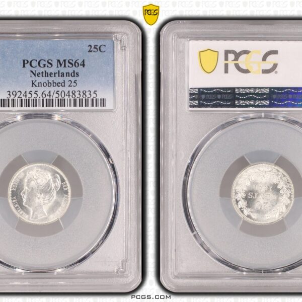 25 cent 1901 MS64 PCGS Smalle Hals