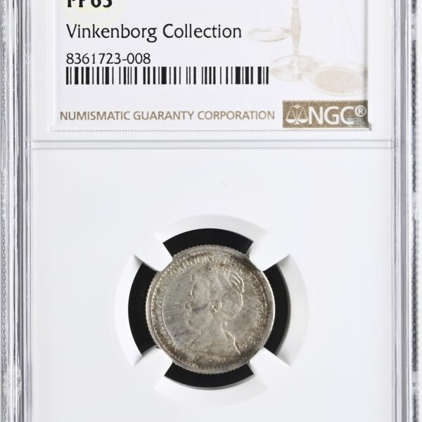 25 cent 1911 Proof PF63 NGC Ex Vinkenborg