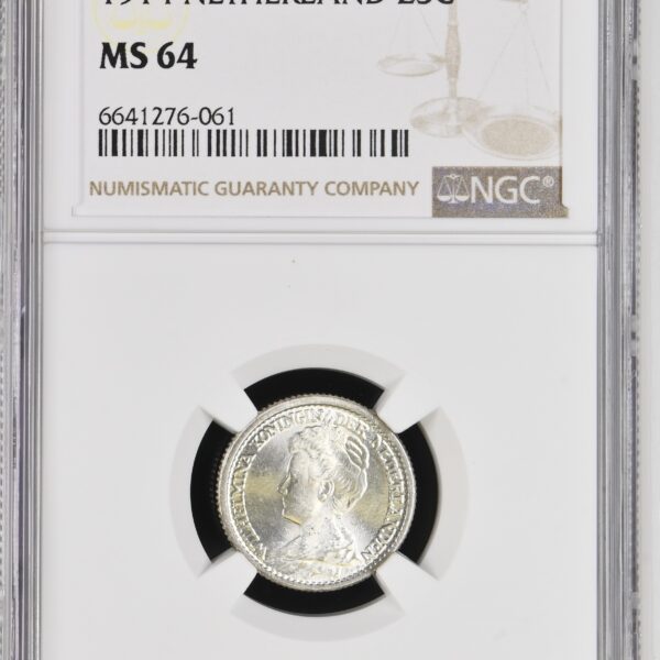 25 cent 1914 MS64 NGC