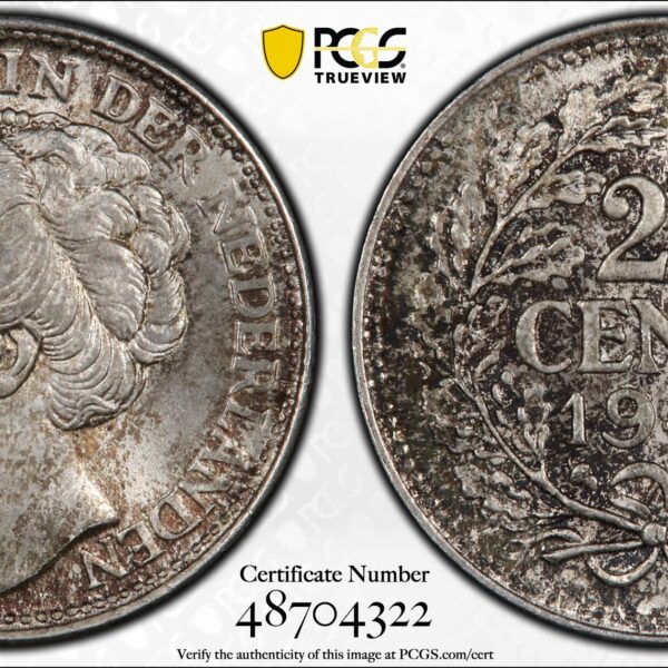 25 cent 1943 EP MS65 PCGS