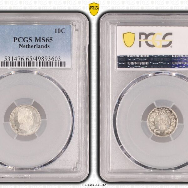 10 cent 1889 MS65 PCGS