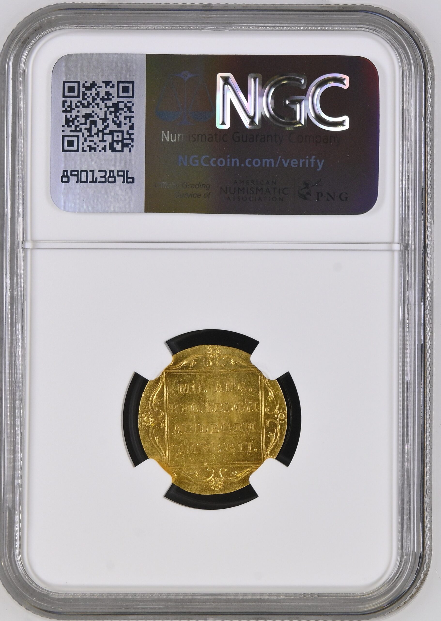 Dukaat 1821 Utrecht MS63 NGC.1