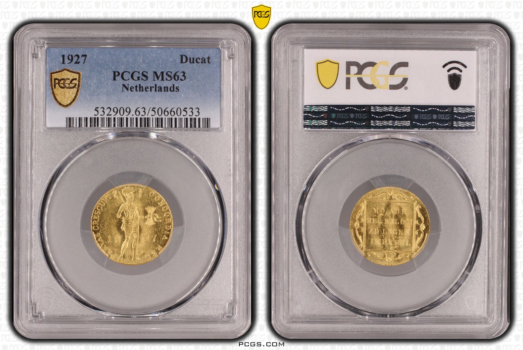 Dukaat 1927 MS63 PCGS Dukaat 1927 MS63 PCGS