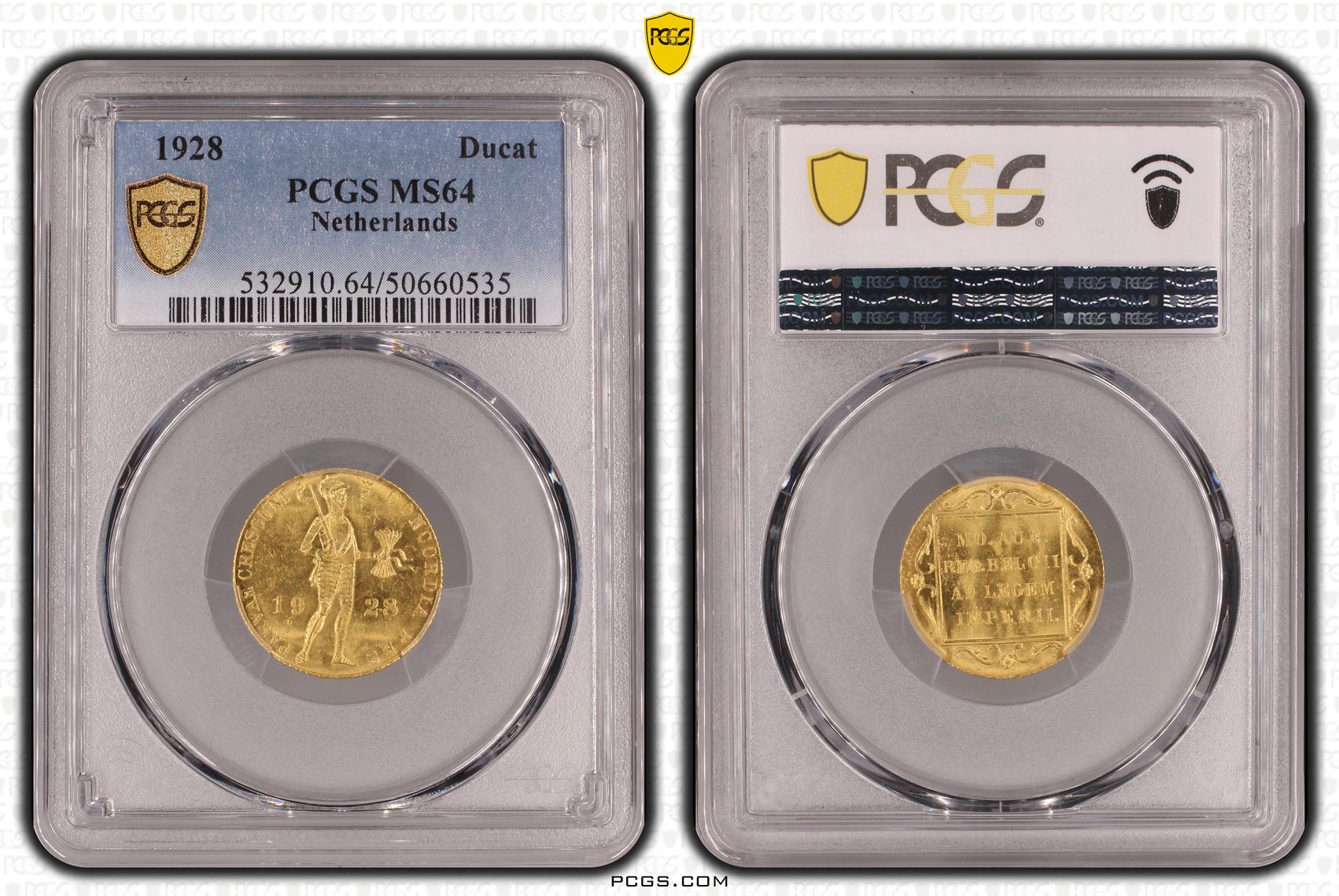Dukaat 1928 MS64 PCGS Dukaat 1928 MS64 PCGS