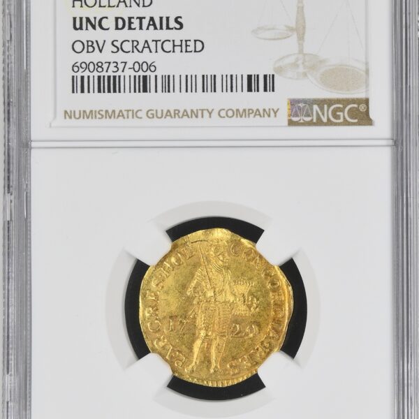 Holland Dukaat 1729 Vlegenthart