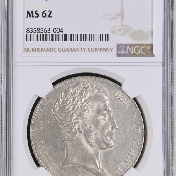 3 Gulden 1832/24 MS62 NGC