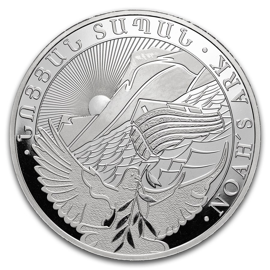 Noah Ark 10 oz 2025 back 101munten Noah Ark 10 oz 2025