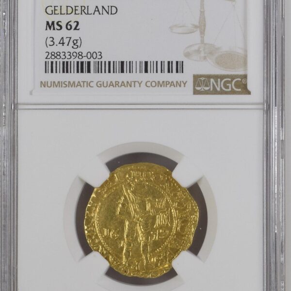 Provincie Gelderland Gouden Dukaat 1649 MS62 NGC