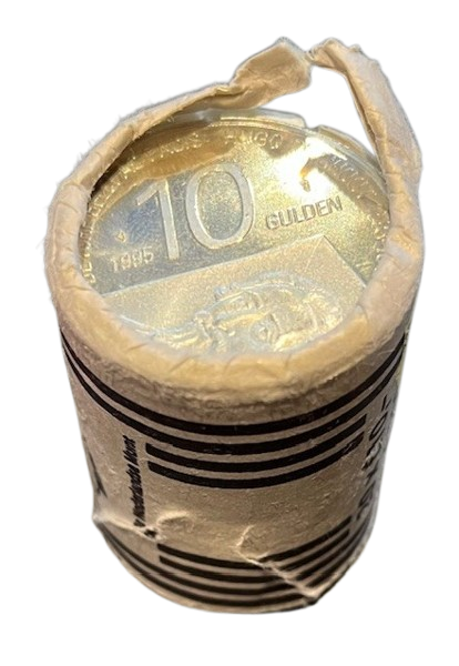 Zilveren tientje 1995 Muntrol Hugo de Groot