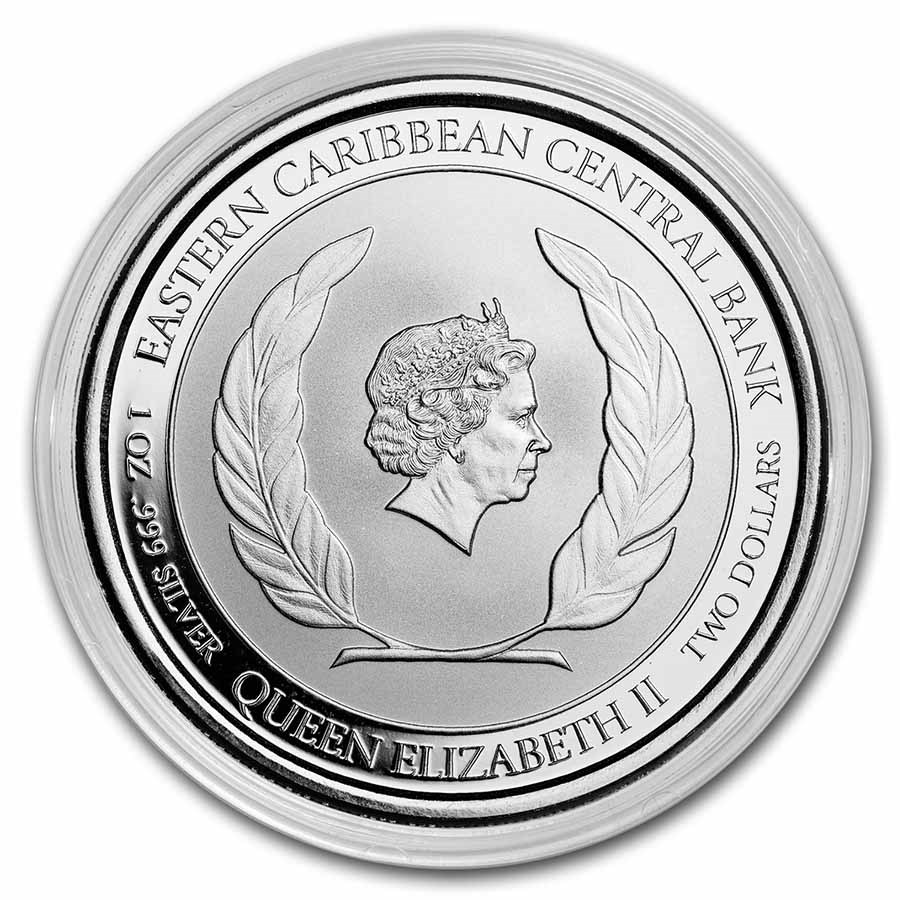 EC8 Anguilla Eel 1 oz 2022 back 101munten EC8 Anguilla Eel