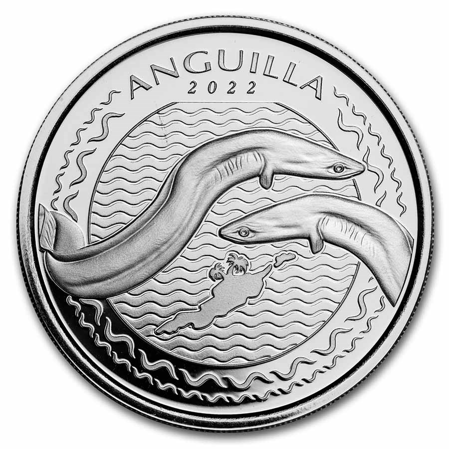 EC8 Anguilla Eel 1 oz 2022 front 101munten EC8 Anguilla Eel