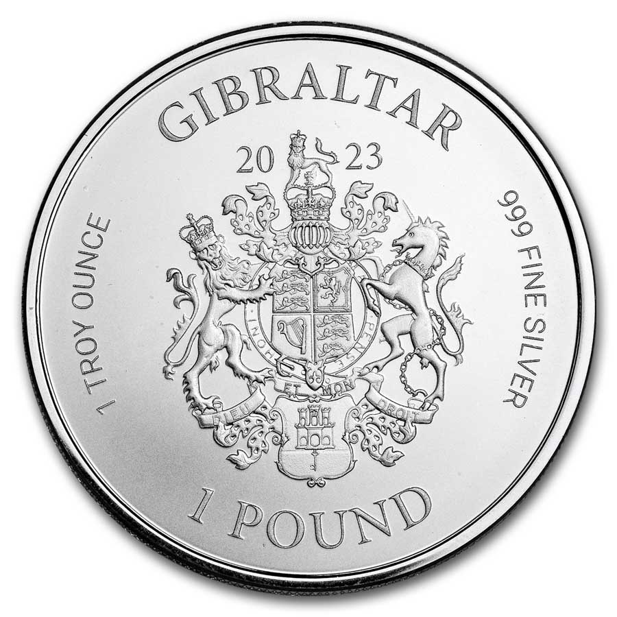 Gibraltar War Elephant 1 oz 2023 back 101munten Gibraltar War Elephant 1 oz 2023